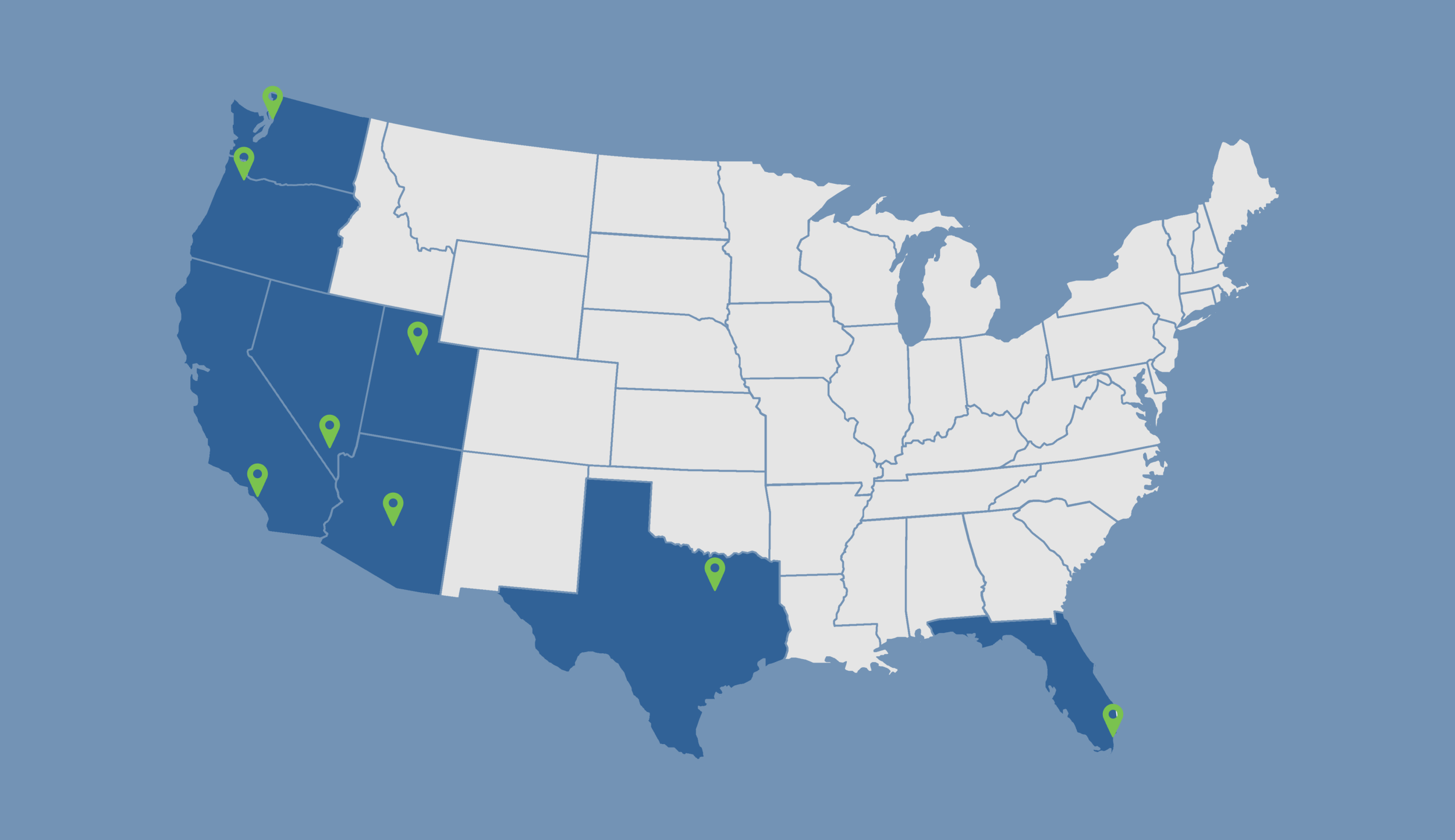 Map of Ghidotti | Berger office locations